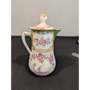 Minton Cockatrice Green Small Pitcher – Vintage English Bone China Rare Retired